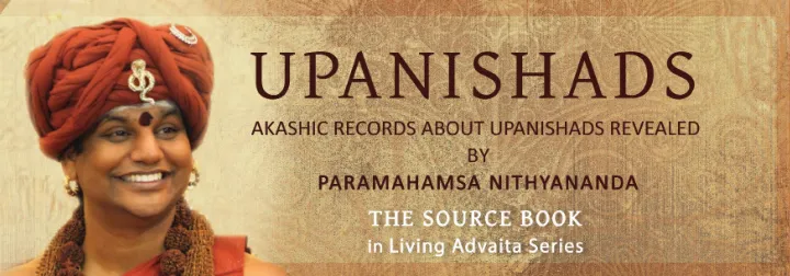 Upanishads - Akashic Records About Upanishads Revealed By Nithyananda Paramahamsa - German